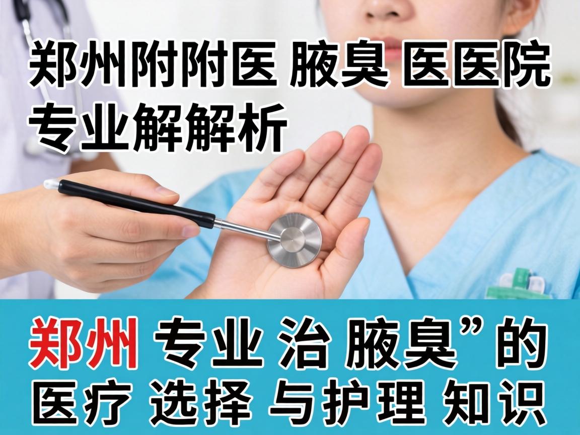 郑州附医腋臭医院专业解析，郑州专业治腋臭的医疗选择与护理知识