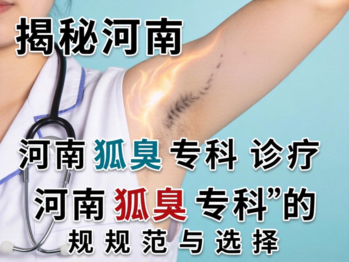 揭秘河南狐臭专科诊疗，河南狐臭专科的规范与选择