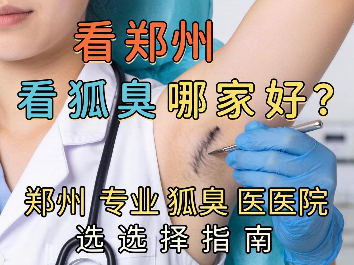郑州看狐臭哪家好？郑州专业狐臭医院选择指南
