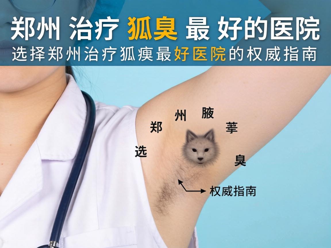 郑州治疗狐臭最好的医院，选择郑州治疗狐臭最好医院的权威指南