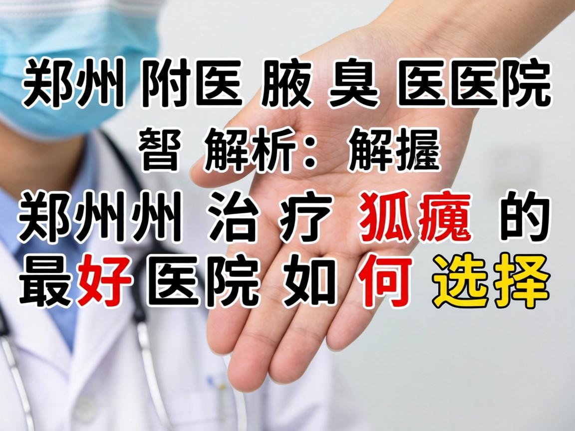郑州附医腋臭医院解析，郑州治疗狐臭的最好医院如何选择