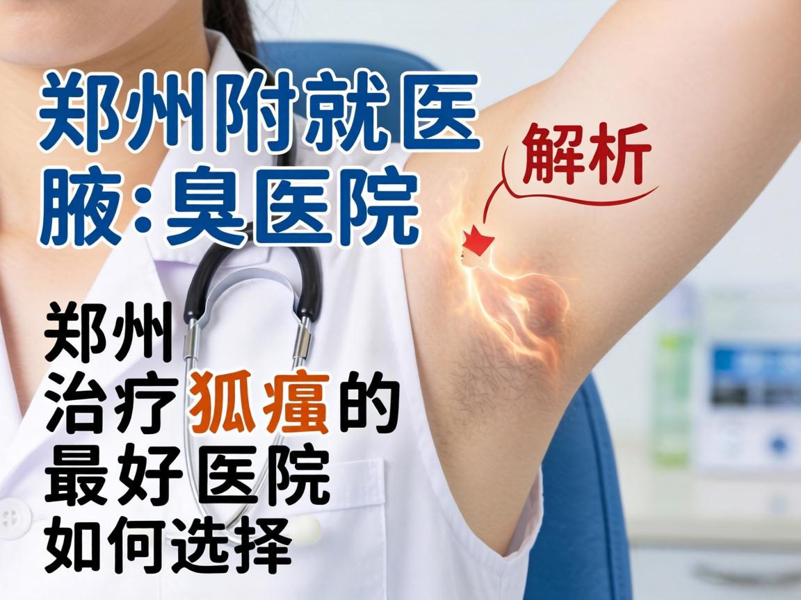 郑州附医腋臭医院解析，郑州治疗狐臭的最好医院如何选择