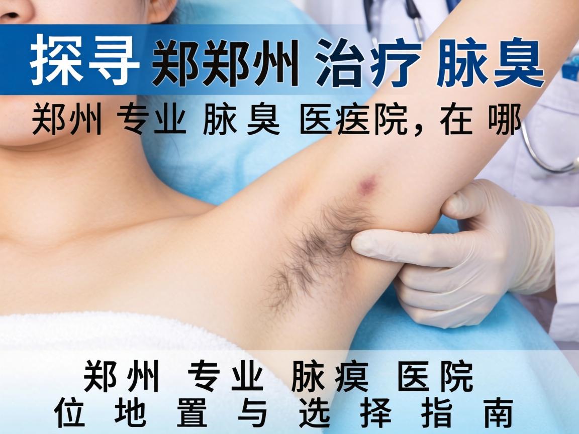 探寻郑州治疗腋臭医院在哪，郑州专业腋臭医院位置与选择指南