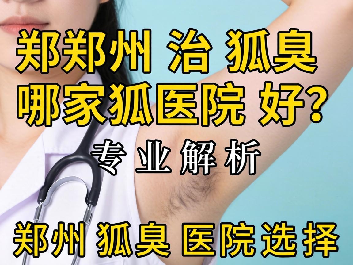 郑州治狐臭哪家医院好？专业解析郑州狐臭医院选择