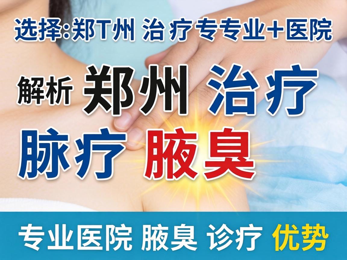 选择郑州治疗腋臭专业医院，解析专业医院腋臭诊疗优势