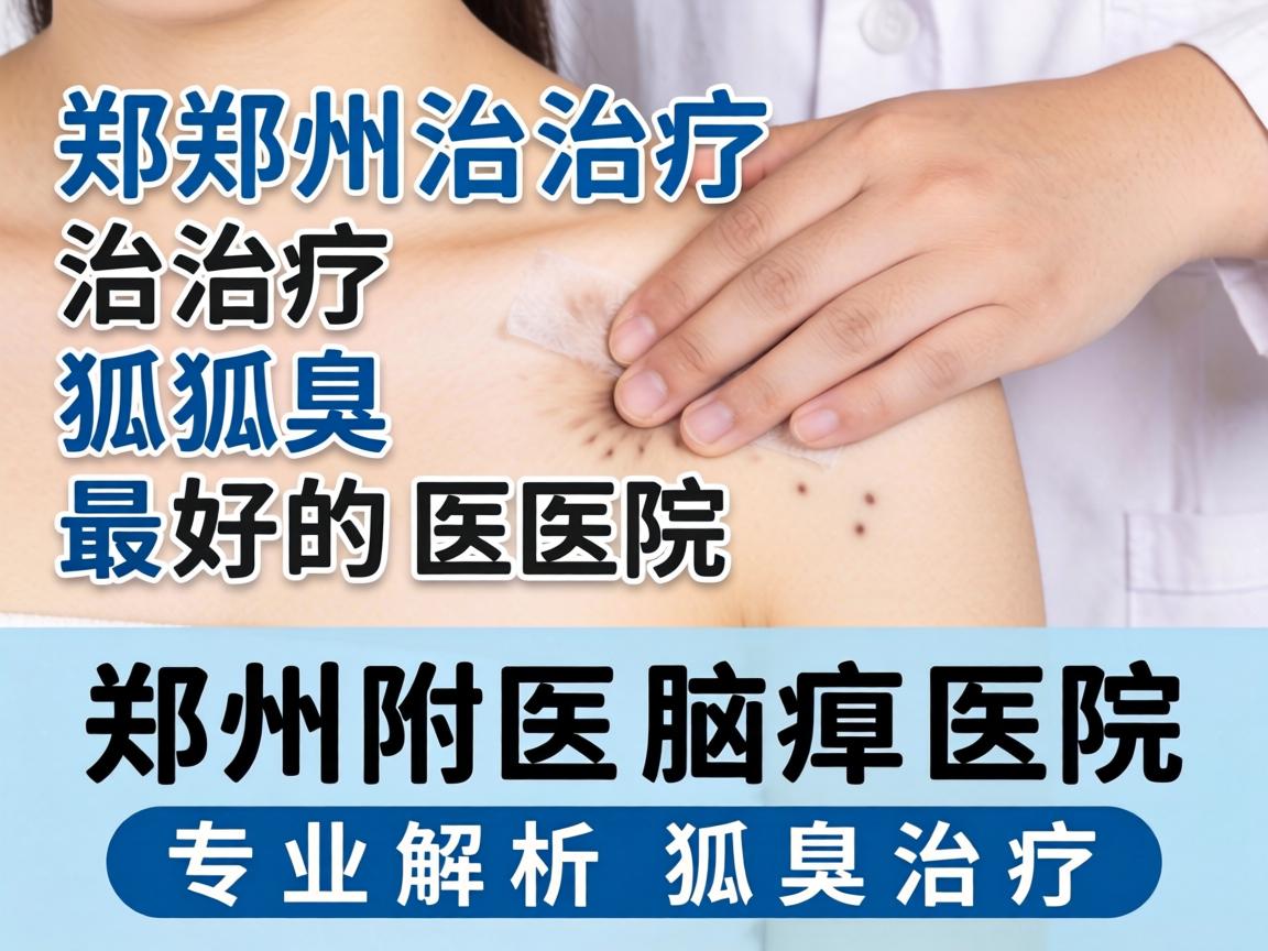 郑州治疗狐臭最好的医院，郑州附医腋臭医院专业解析狐臭治疗