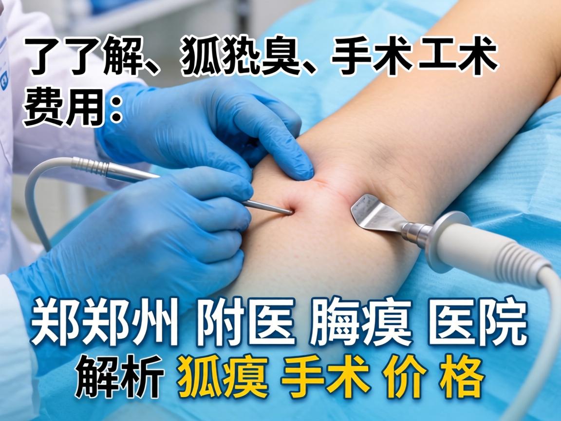 了解狐臭手术费用，郑州附医腋臭医院解析狐臭手术价格