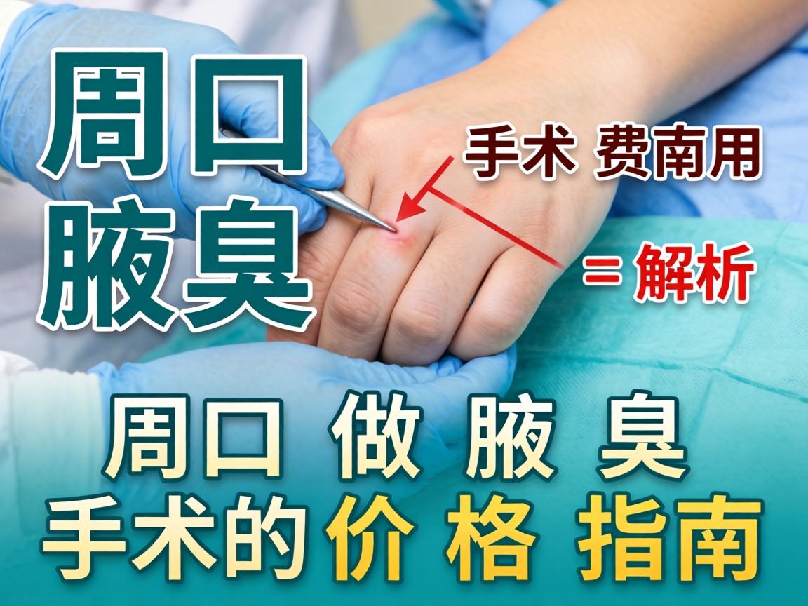 周口腋臭手术费用解析，周口做腋臭手术的价格指南