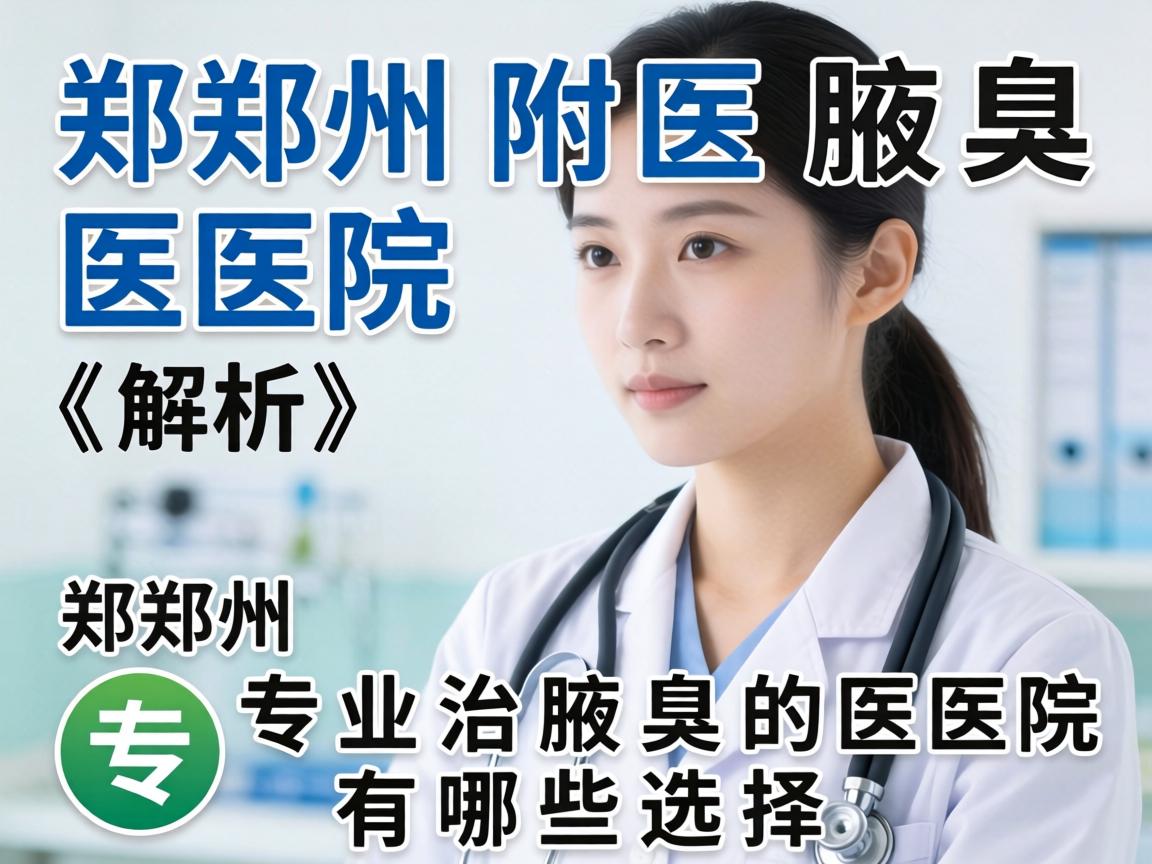 郑州附医腋臭医院解析,郑州专业治腋臭的医院有哪些选择 郑州附医腋臭医院解析,郑州专业治腋臭的医院有哪些选择