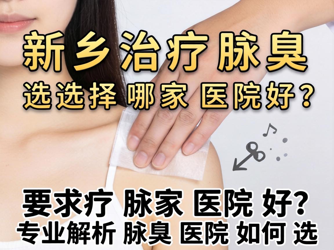 新乡治疗腋臭选择哪家医院好？专业解析腋臭医院如何选