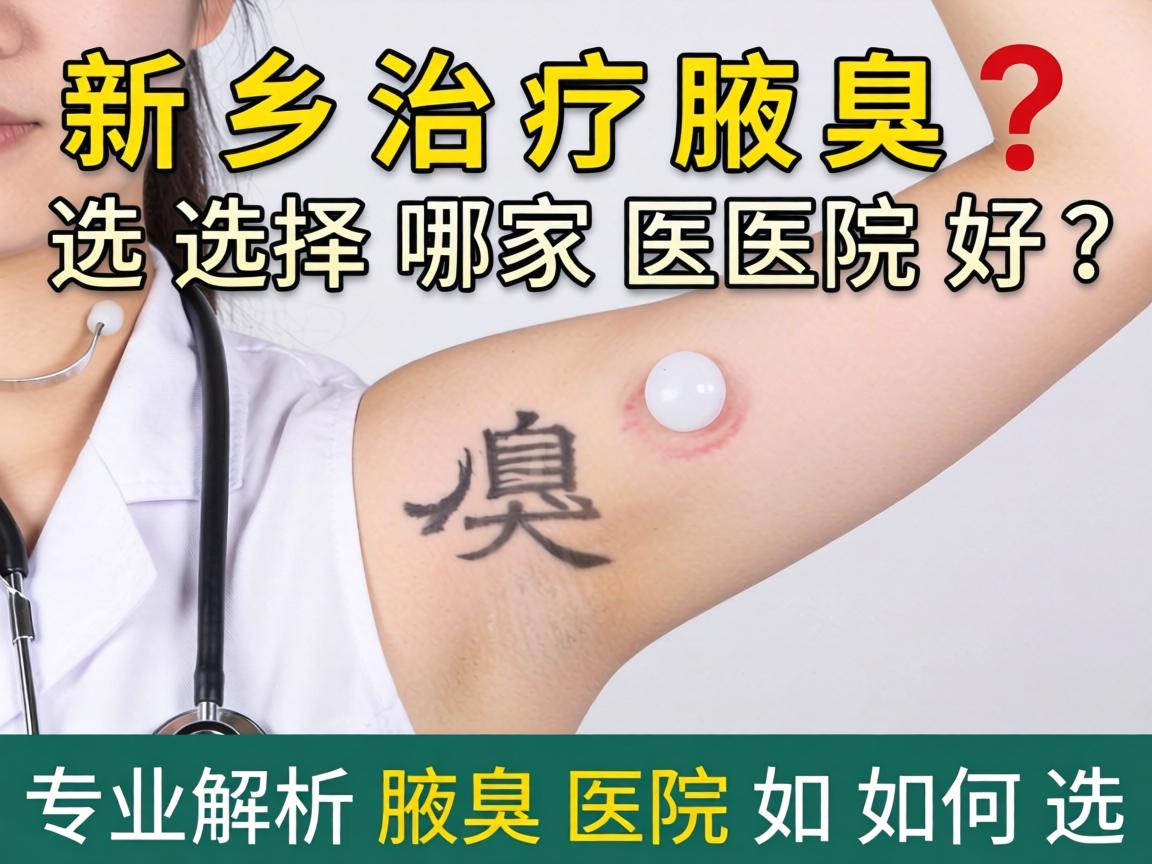 新乡治疗腋臭选择哪家医院好？专业解析腋臭医院如何选