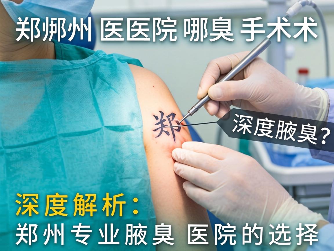 郑州腋臭手术医院哪家好？深度解析郑州专业腋臭医院的选择