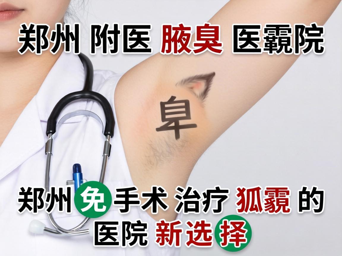 郑州附医腋臭医院解析，郑州免手术治疗狐臭的医院新选择