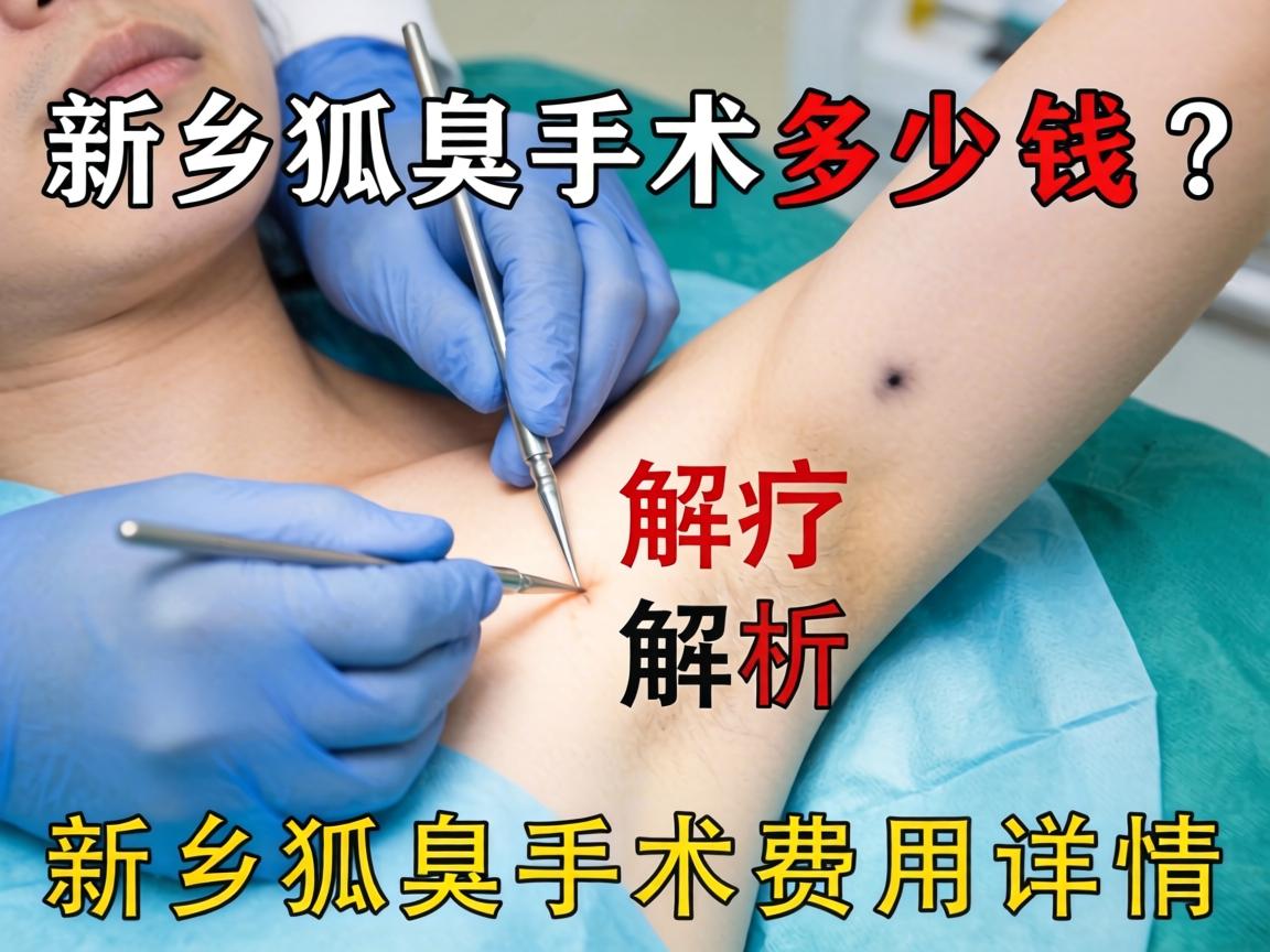 新乡狐臭手术多少钱？解析新乡狐臭手术费用详情
