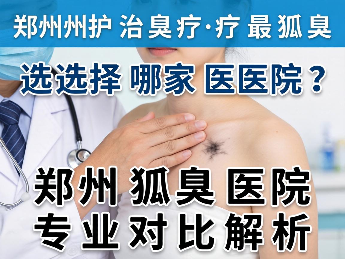 郑州治疗狐臭选择哪家医院？郑州狐臭医院专业对比解析