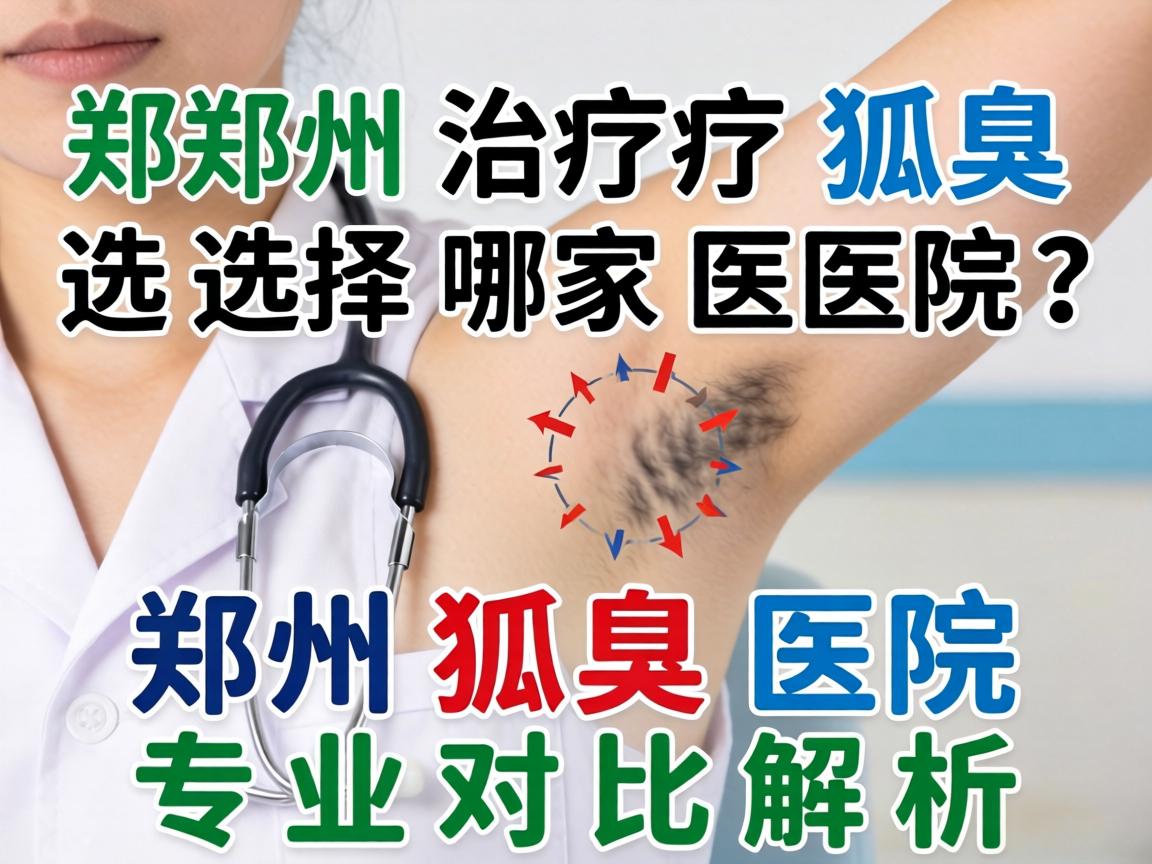 郑州治疗狐臭选择哪家医院？郑州狐臭医院专业对比解析