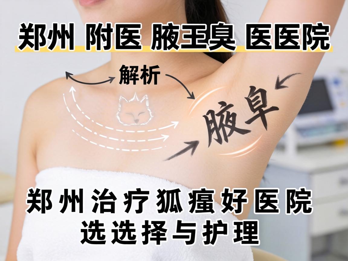郑州附医腋臭医院解析，郑州治疗狐臭好医院的选择与护理