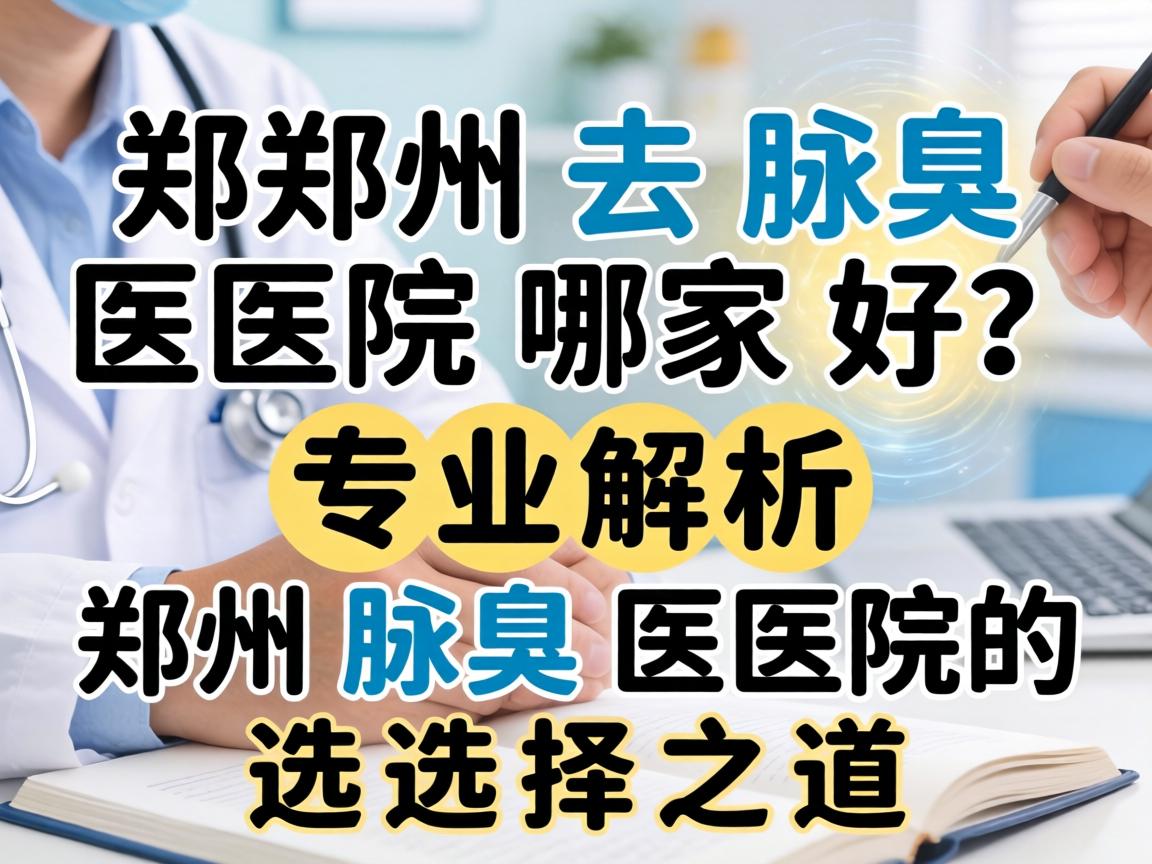 郑州去腋臭医院哪家好？专业解析郑州腋臭医院的选择之道
