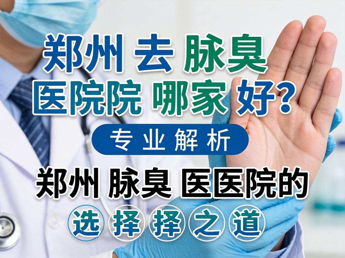 郑州去腋臭医院哪家好？专业解析郑州腋臭医院的选择之道