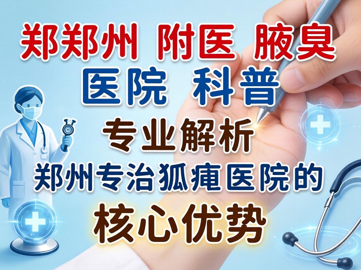 郑州附医腋臭医院科普,专业解析郑州专治狐臭医院的核心优势 郑州附医腋臭医院科普,专业解析郑州专治狐臭医院的核心优势