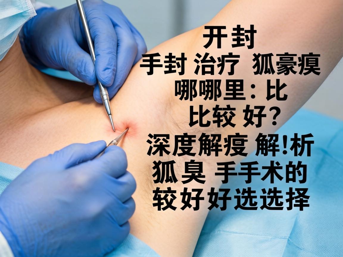 开封手术治疗狐臭哪里比较好？深度解析狐臭手术的较好选择