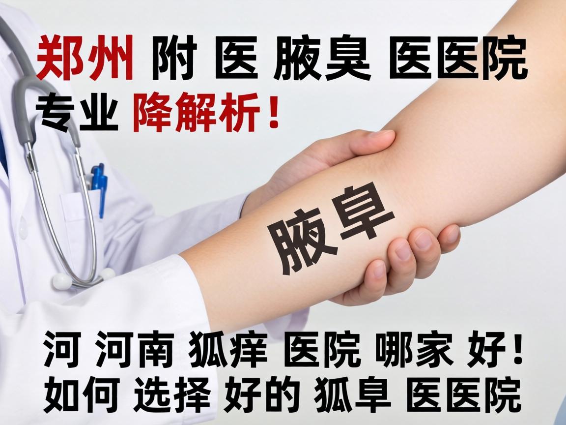 郑州附医腋臭医院专业解析,河南狐臭医院哪家好,如何选择好的狐臭医院 郑州附医腋臭医院专业解析,河南狐臭医院哪家好,如何选择好的狐臭医院