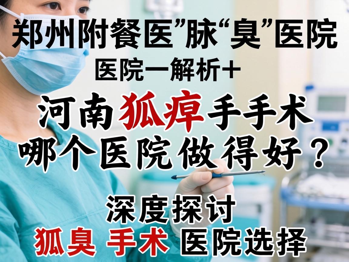 郑州附医腋臭医院解析,河南狐臭手术哪个医院做得好?深度探讨狐臭手术医院选择 郑州附医腋臭医院解析,河南狐臭手术哪个医院做得好?深度探讨狐臭手术医院选择
