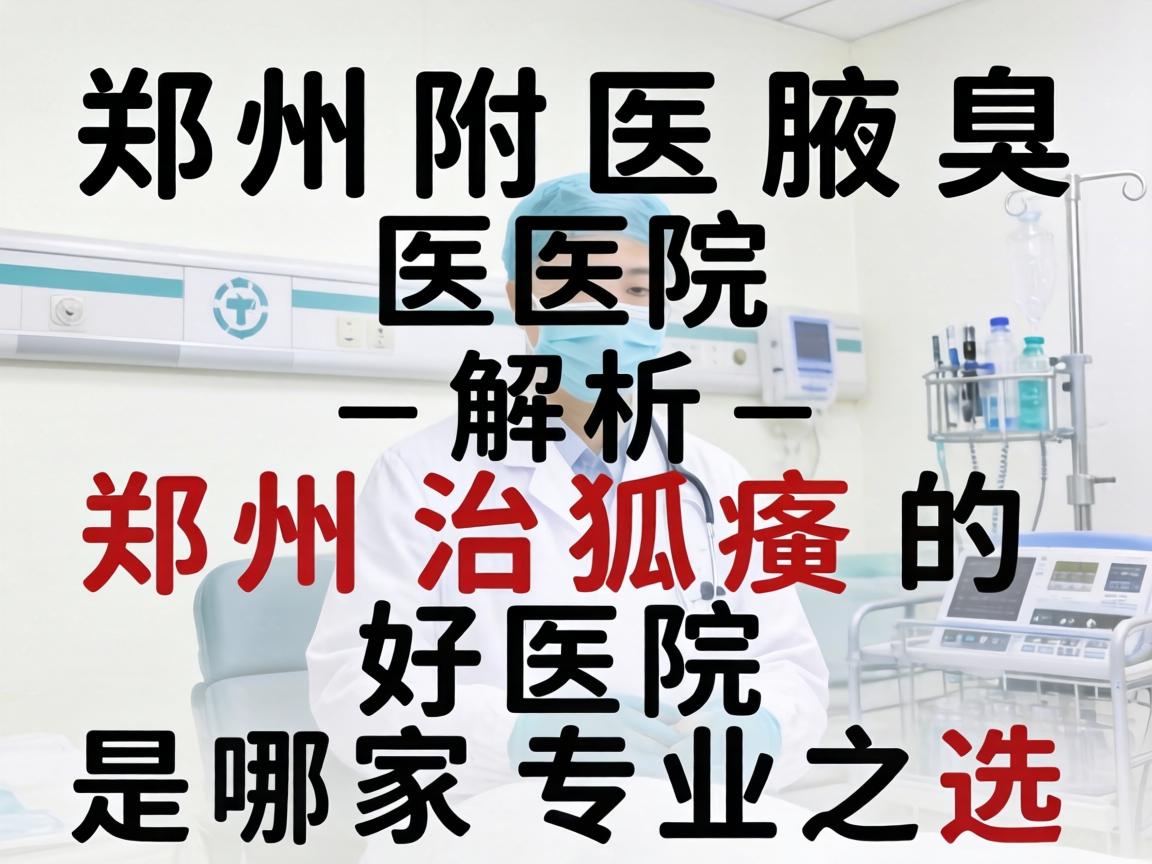 郑州附医腋臭医院解析,郑州治狐臭的好医院是哪家专业之选 郑州附医腋臭医院解析,郑州治狐臭的好医院是哪家专业之选