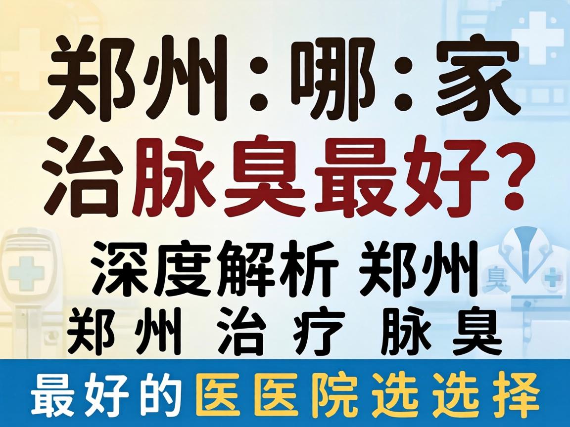 郑州哪家治腋臭最好？深度解析郑州治疗腋臭最好的医院选择