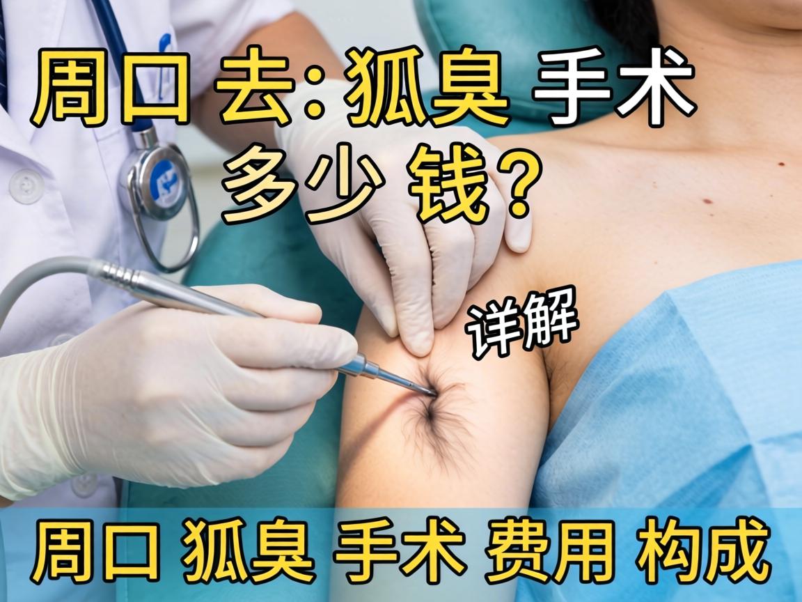 周口去狐臭手术多少钱？详解周口狐臭手术费用构成