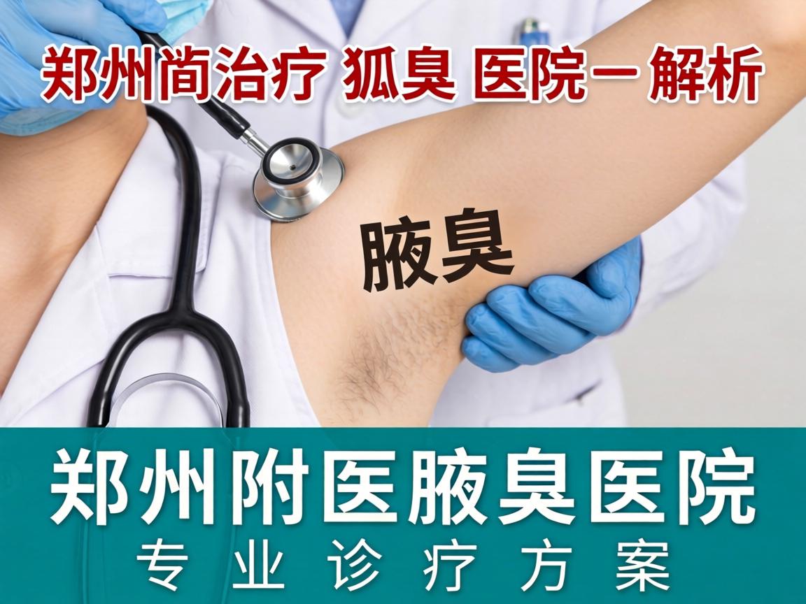 郑州治疗狐臭医院解析，郑州附医腋臭医院专业诊疗方案