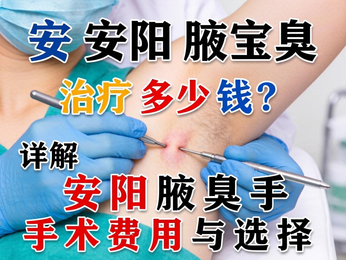 安阳腋臭治疗多少钱?详解安阳腋臭手术费用与选择 安阳腋臭治疗多少钱?详解安阳腋臭手术费用与选择