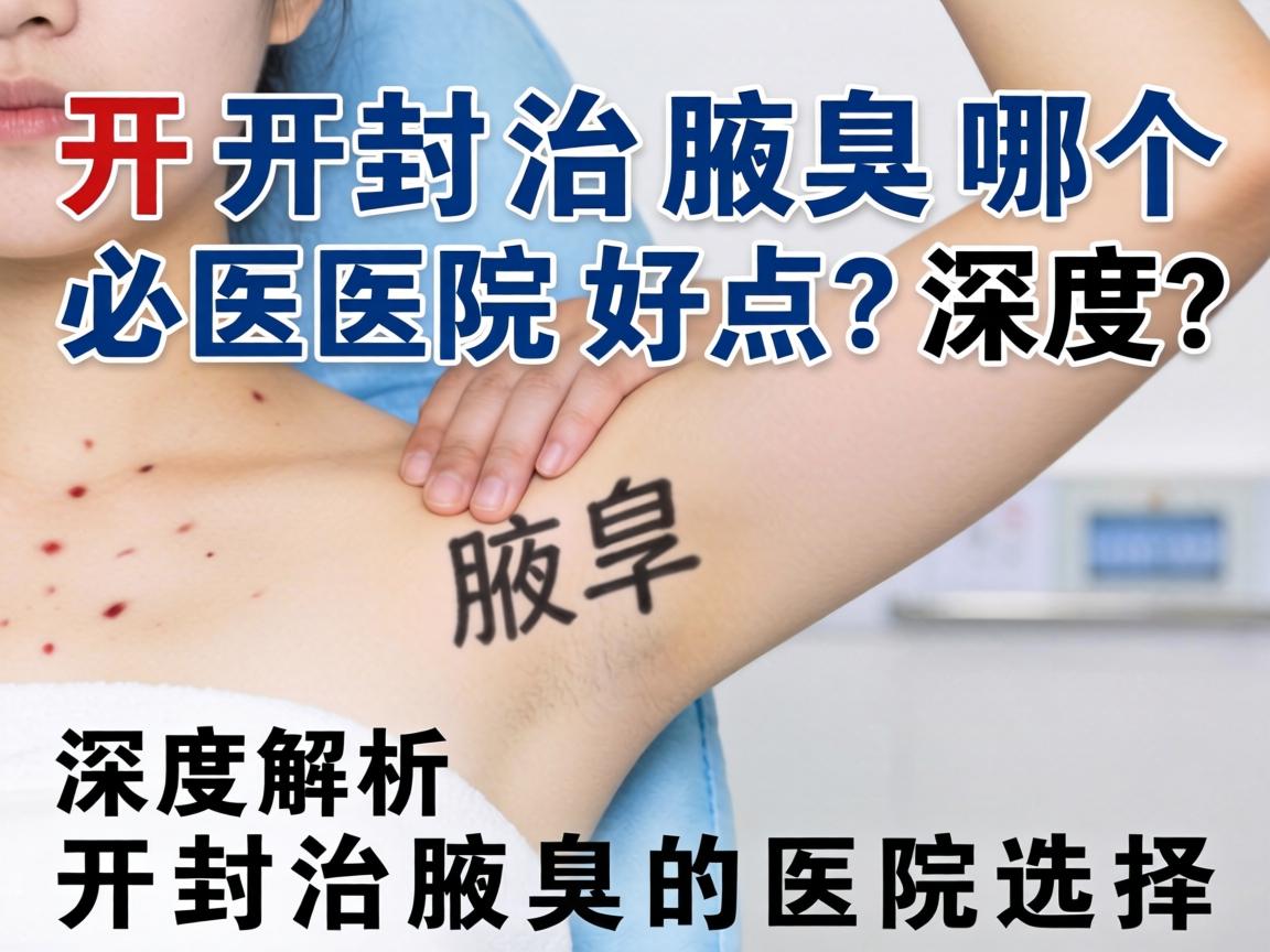 开封治腋臭哪个医院好点？深度解析开封治腋臭的医院选择