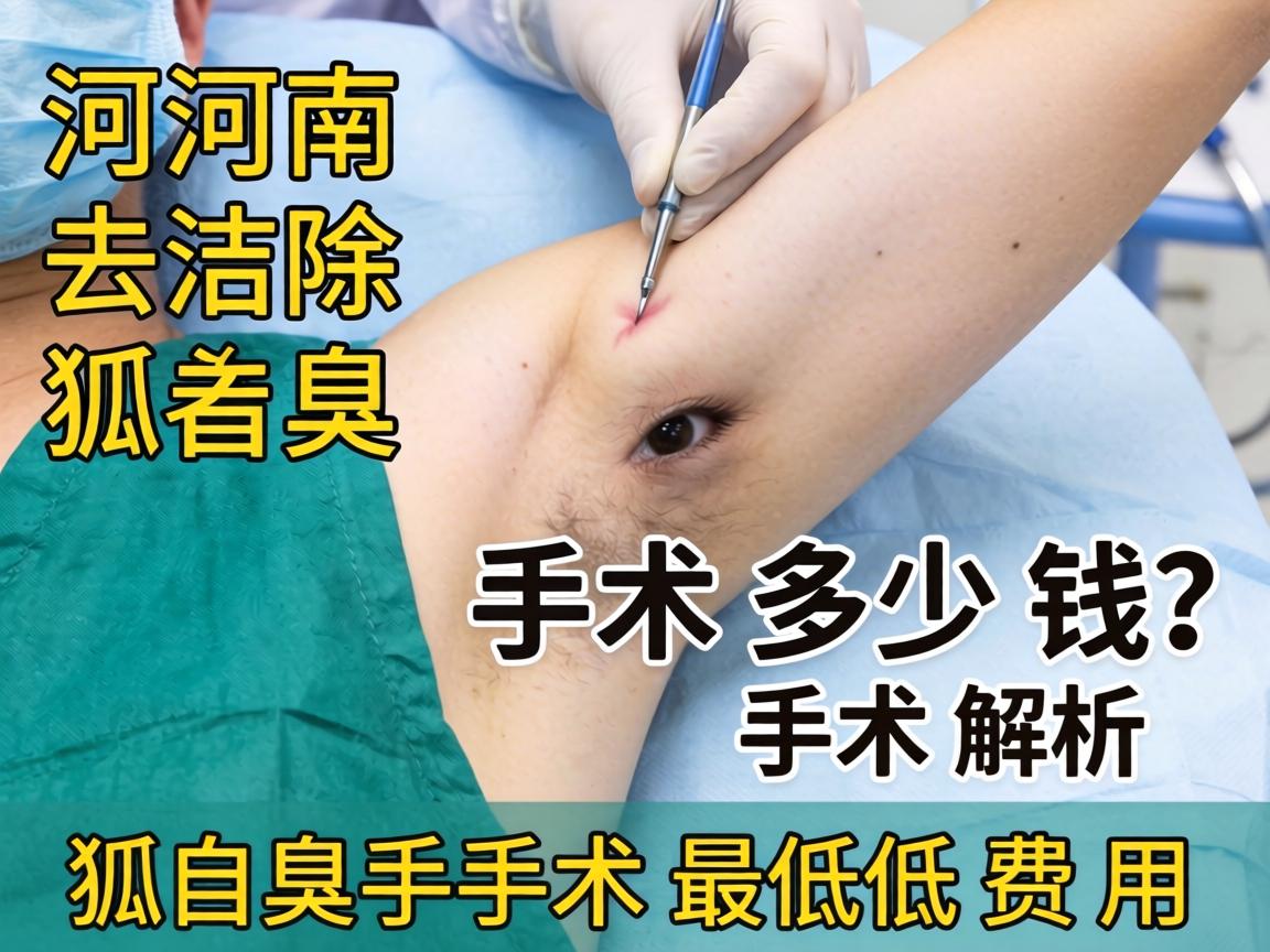 河南去除狐臭手术多少钱？解析狐臭手术最低费用