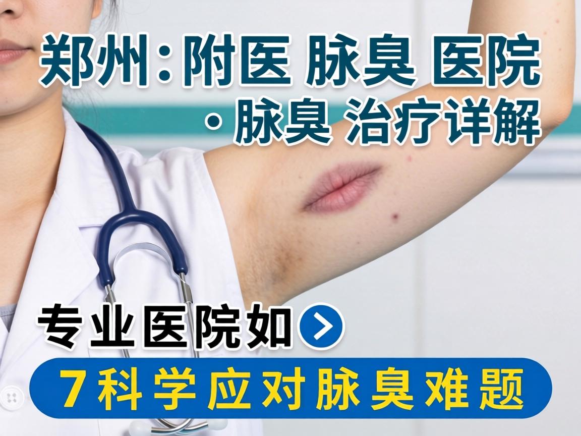 郑州附医腋臭医院详解腋臭治疗，专业医院如何科学应对腋臭难题