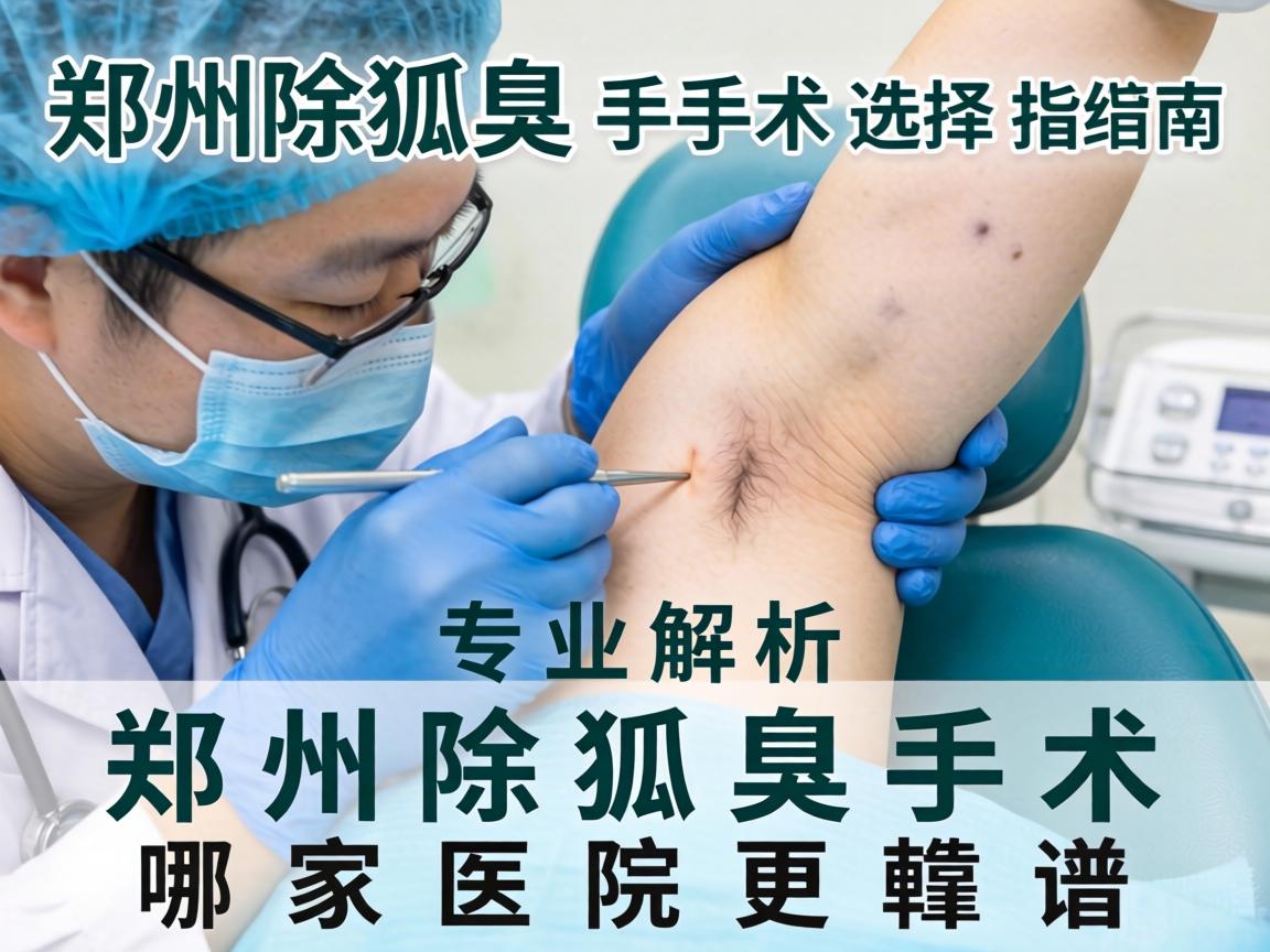 郑州除狐臭手术选择指南，专业解析郑州除狐臭手术哪家医院更靠谱
