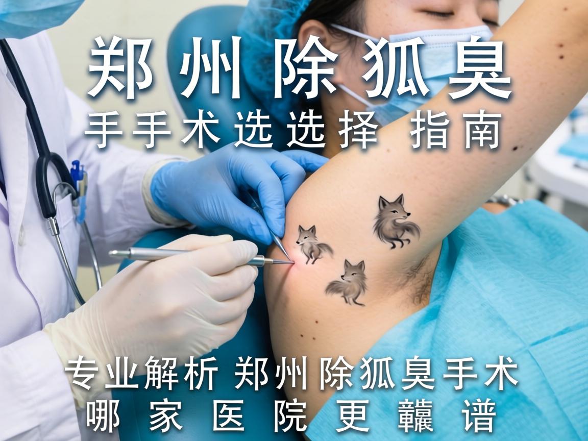 郑州除狐臭手术选择指南，专业解析郑州除狐臭手术哪家医院更靠谱