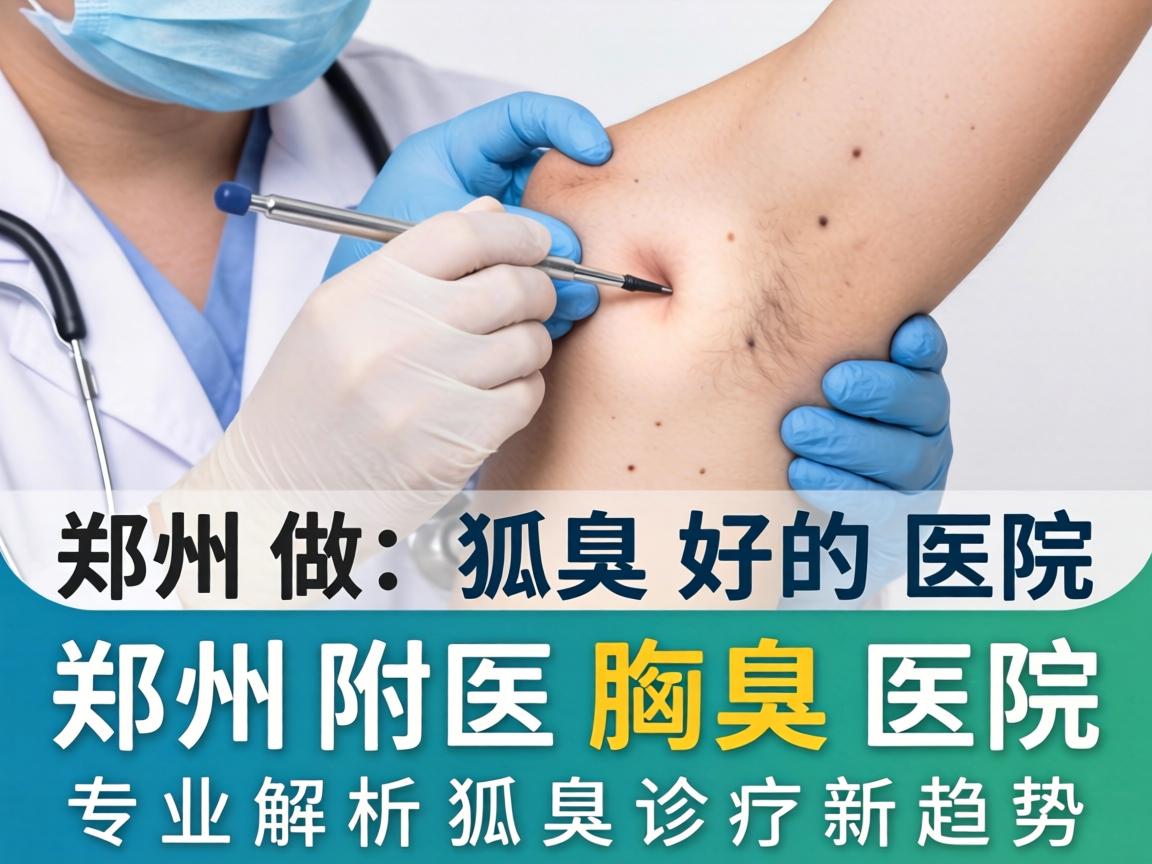 郑州做狐臭好的医院，郑州附医腋臭医院专业解析狐臭诊疗新趋势