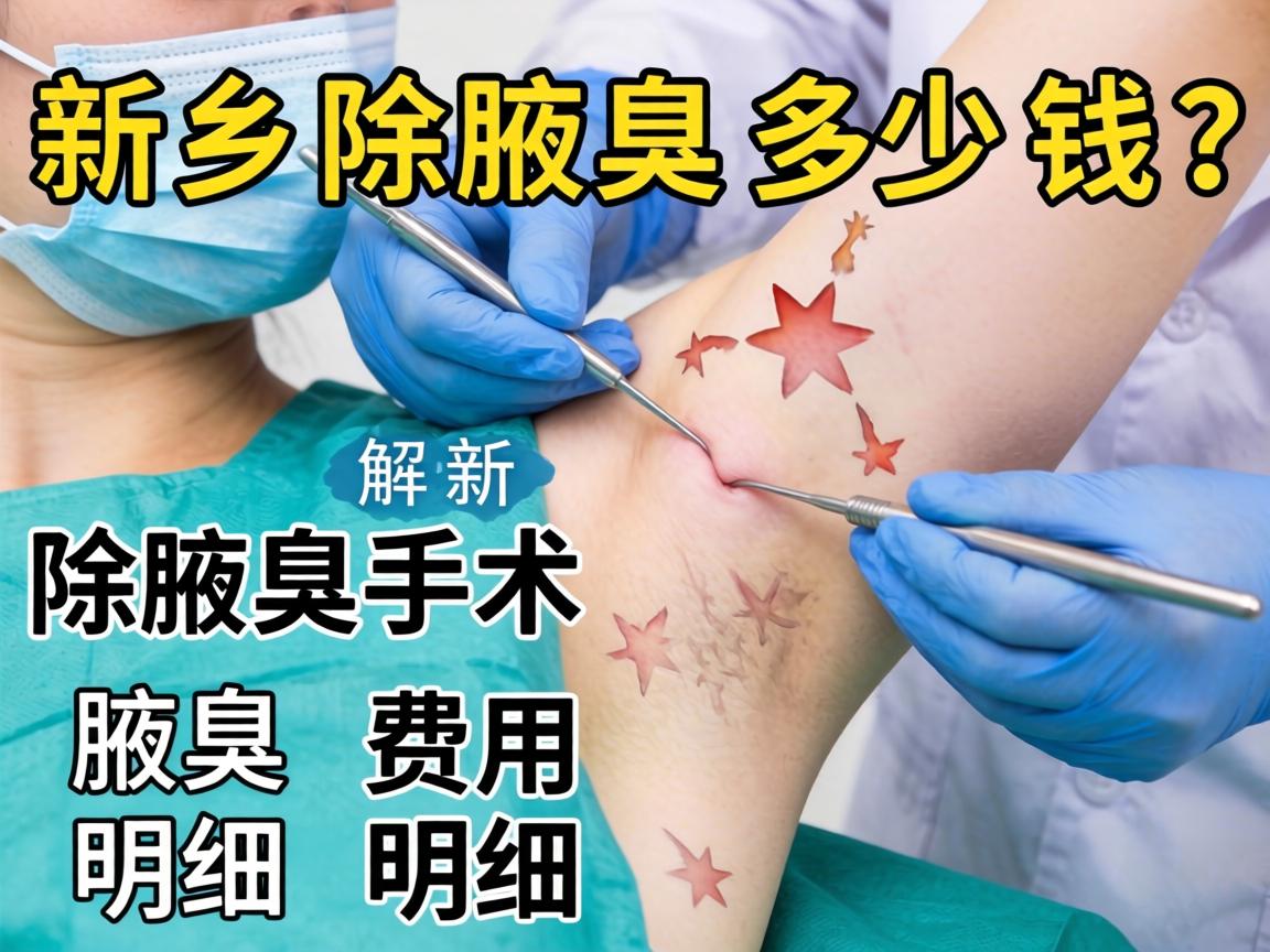 新乡除腋臭手术多少钱？解析除腋臭手术费用明细