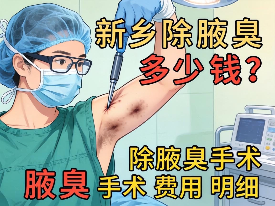 新乡除腋臭手术多少钱？解析除腋臭手术费用明细