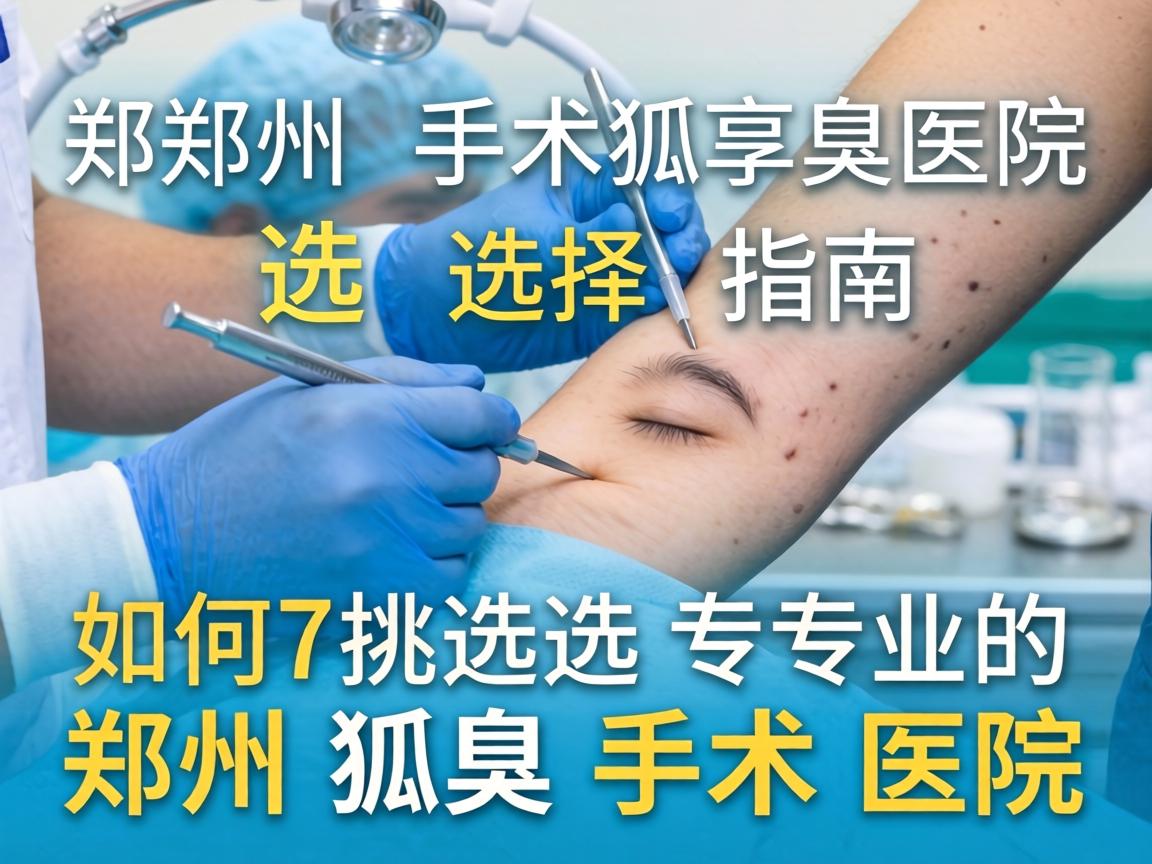郑州狐臭手术医院选择指南,如何挑选专业的郑州狐臭手术医院 郑州狐臭手术医院选择指南,如何挑选专业的郑州狐臭手术医院