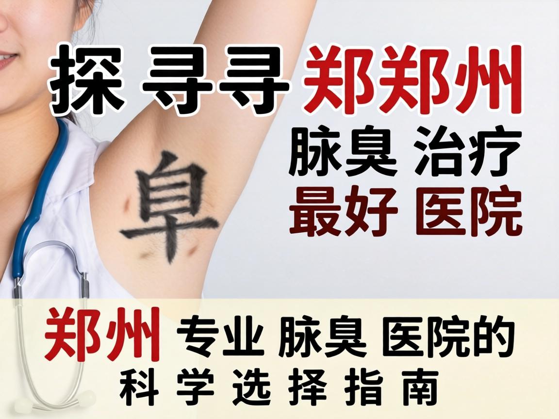 探寻郑州腋臭治疗最好医院，郑州专业腋臭医院的科学选择指南