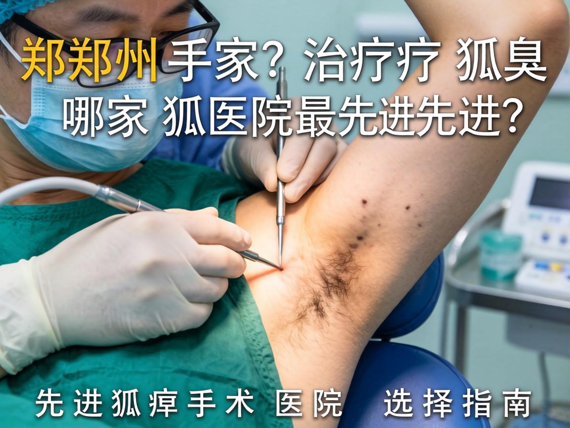 郑州手术治疗狐臭哪家医院最先进？先进狐臭手术医院选择指南