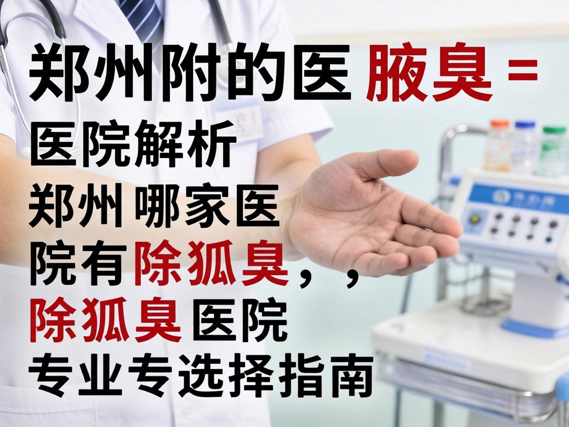 郑州附医腋臭医院解析,郑州哪家医院有除狐臭,除狐臭医院专业选择指南 郑州附医腋臭医院解析,郑州哪家医院有除狐臭,除狐臭医院专业选择指南