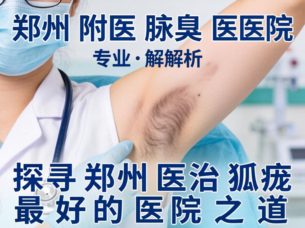 郑州附医腋臭医院专业解析，探寻郑州医治狐臭最好的医院之道