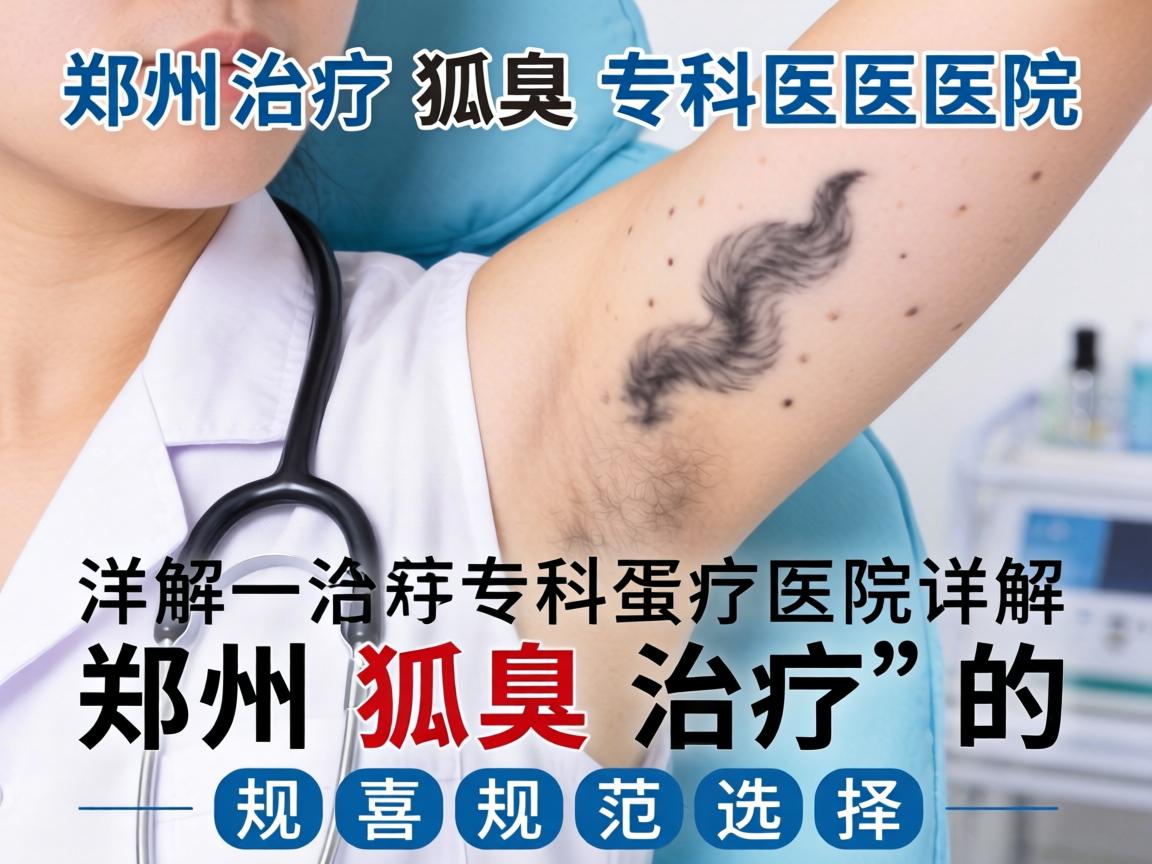郑州治疗狐臭专科医院详解，郑州狐臭治疗的规范选择