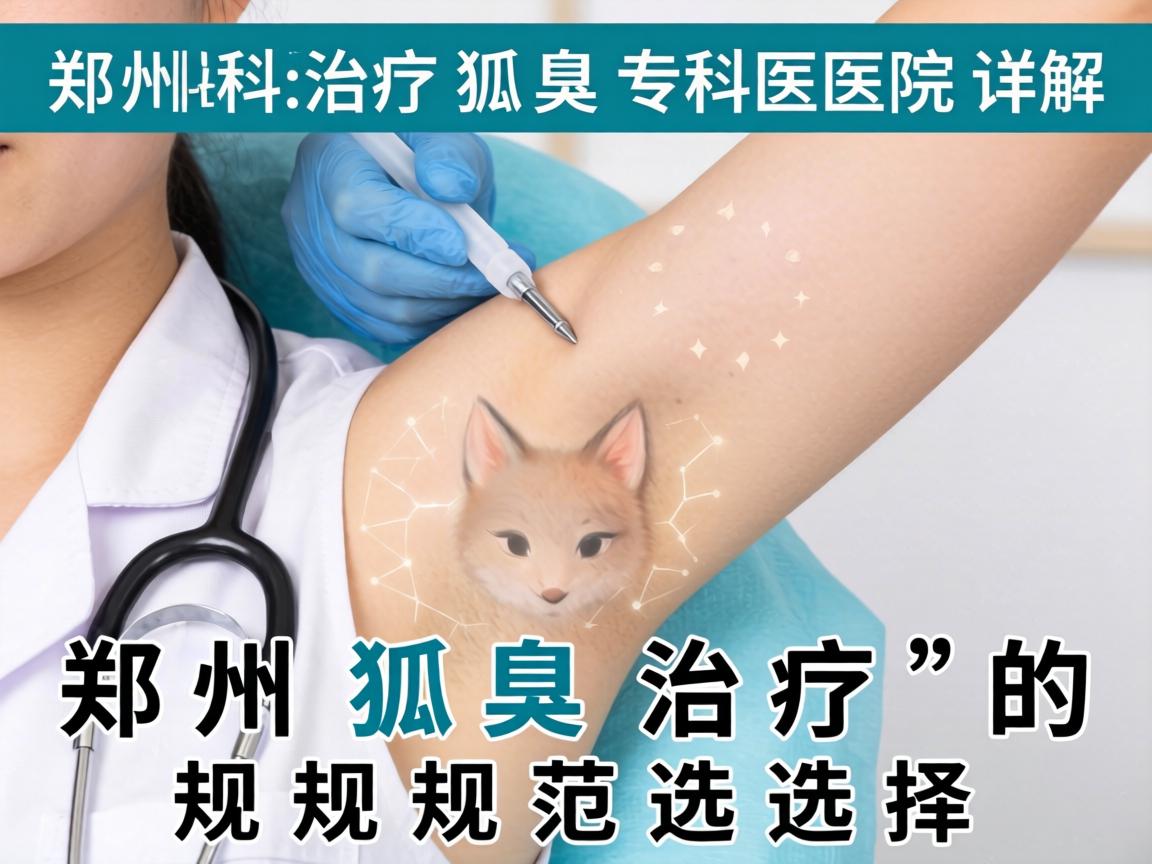 郑州治疗狐臭专科医院详解，郑州狐臭治疗的规范选择