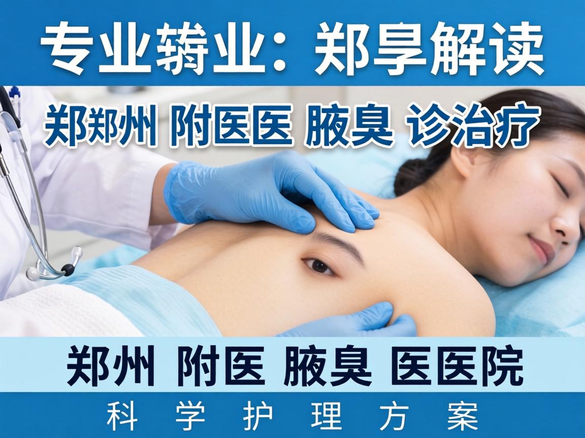专业解读郑州附医腋臭诊疗，郑州附医腋臭医院的科学护理方案