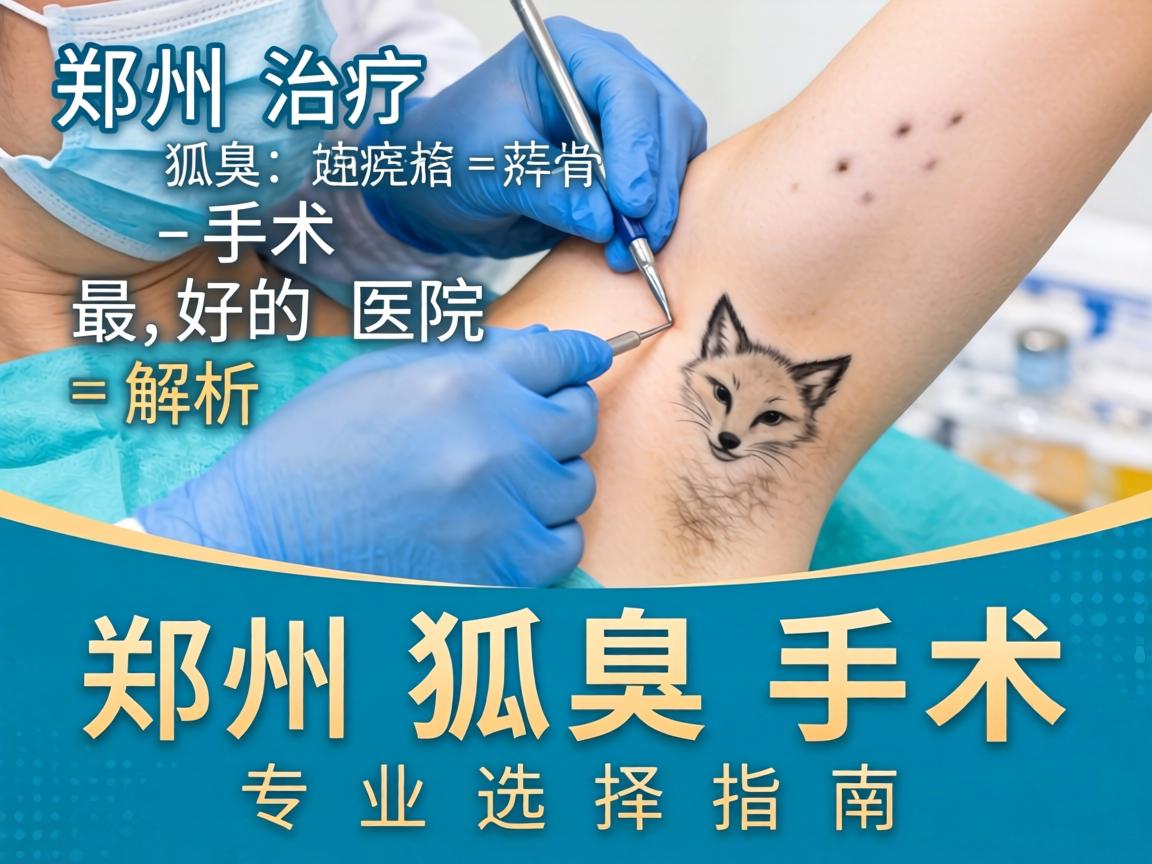郑州治疗狐臭手术最好的医院解析，郑州狐臭手术专业选择指南