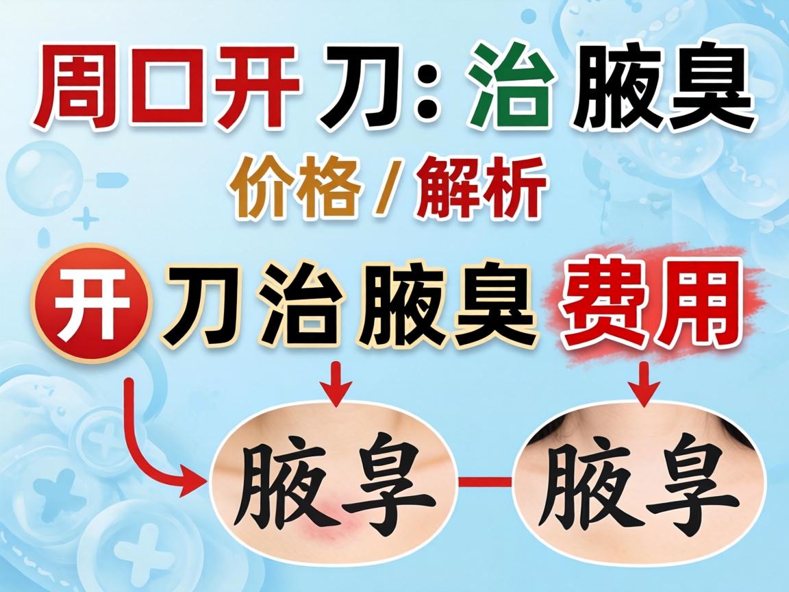 周口开刀治腋臭价格解析,详解开刀治腋臭费用构成 周口开刀治腋臭价格解析,详解开刀治腋臭费用构成